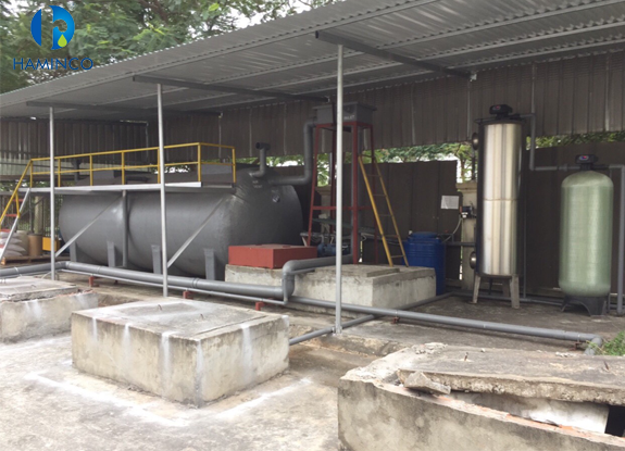 Hệ thống xử lý nước thải sinh hoạt công ty TOYOTAKI công suất 40 m3/ngày đêm