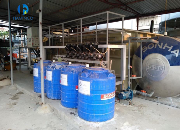 Hệ thống xử lý nước thải sản xuất nhà máy nhôm Đông Anh